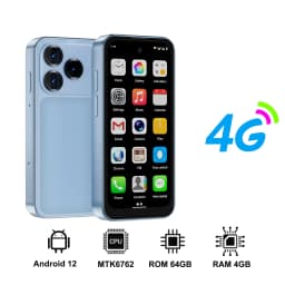 SERVO 19 Air Android Pocket Smartphone 4G LTE 3.88" Display 6GB+128GB Google Play WiFi Hotspot Dual SIM Card Mini Smart Phones