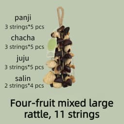 Nutshell Bell Hand Bell Meditation Sound Healing Handbell Natural Plant Indonesian Music Accompaniment Sound Therapy Instrument