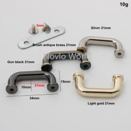 10-50 pieces 6 colors 21mm 22mm 7/8'' old silver metal u shape arch bridge for chains bag shoulderbag connector hanger