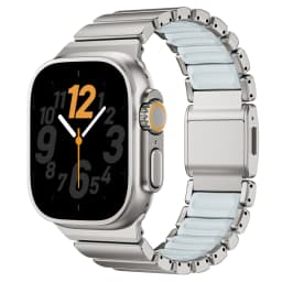 Silicone Magnetic Strap for Apple Watch Ultra 4/3/2 49mm Series 12/11/10 46mm Titanium Metal Band Iwatch 9 8 7 45mm SE3 44mm