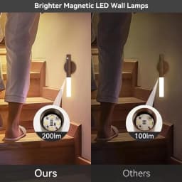 Multifunctional Portable Two Modes LED Rechargeable Magnetic Night Light Intelligent Human Body Induction Night Lamp For House