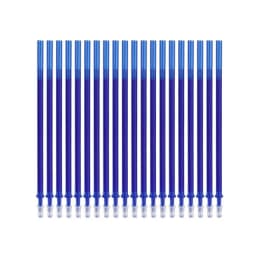 20Pcs/Set Color Erasable Gel Pen Refill Rods 0.5mm Colorful Ink Washable Handle Magic Erasable Pens For School Doodle Stationery
