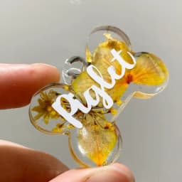 3-Cavities Dog Tag Bone Shaped Keychain Epoxy Resin Mold DIY Crafts Decorations Casting Tools Charm Jewelry Pendants Sil