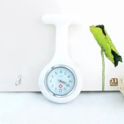 1PC Silicone Nurse Watch Simple Mini Cute Wall Watch Nurse Pocket Watch Brooch Tunic Fob Watch Medical Unisex Pendant Clock