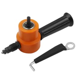Electric Sheet Metal Cutting Double Head Nibbler Blade Saw Cutter Tool Drill Accessory Machine Punching Shears Modification