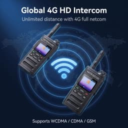 Global ZELLO Walkie Talkie Network 5000KM 3G 4G Radio WiFi 100KM Bluetooth GPS
