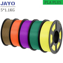 JAYO PLA Plus 3D Printer Filament 5 Rolls Filament PLA PLUS 23 Colors 1.75mm FDM 3D Printer Materials Support Free Combination