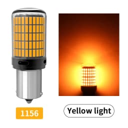 2pcs High Power Car LED Light Glass 4014SMD Canbus 1156 P21W PY21W 1157 P21/5W 7440 W21/5W W21W Turn Signal Lamp Tail Indicator