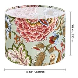 SucceBuy Drum Lamp Shade Medium Drum Linen Lampshade Replacement Lamp Shade for Table Lamps Floor Lamps Pendant Lights
