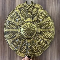 Game Sky Shield 1:1 Skyward Link Shield Weapon Halloween Cosplay Gift Role Play Gift PU Rubber Toys Prop