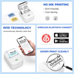 X2 Label Paper Roll Adhesive Label Sticker Tape 40*30mm 50*30mm Compatible Marklife P50 Phomemo M110 M220 200 E210 Label Printer