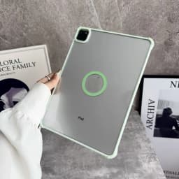 Magnetic Suction Ring Case for iPad A16 11th 2025 10th 10.9 Air 4 5 Acrylic Cover iPad Pro 2024 11 13 12.9 2022 Back Shell Funda