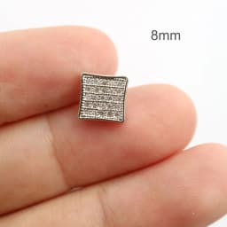 5pc Luxury Crystal Buttons Rhinestone Cubic Zirconia Button for Clothes Decorative CZ Sewing Cashmere Knit Cardigan