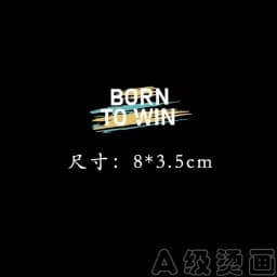 Name LOGO Team Work Clothes Shop Name English Letter Strip Inscription Heat Transfer Iron On Fusible Patch
