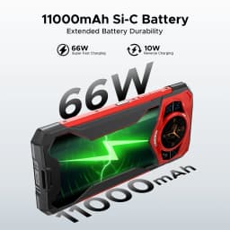 Doogee S200 Plus 5g Ai Rugged Phone 32Gb (12+20) 512Gb Dimensity 7300 Gaming Mobile Phone 1.32'' Rear Display Main Screen