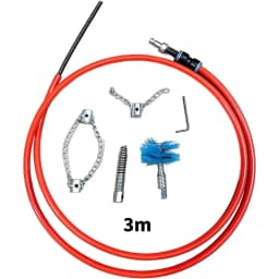 For Home Plumbing 5meters Hand Crank Auger Effective Toilet Clog Remover Hand Crank Tool Hand-cranked Mechanism