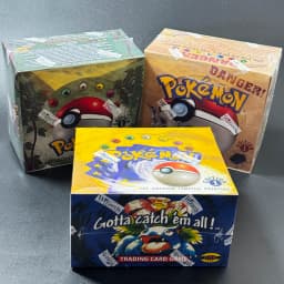 PKM Base Set Fossil Jungle Team Rocket Neo Destiny Booster Box 1999 2000 Year 1st Edition 1Box 36 Packs Proxy Game Cards Sealed