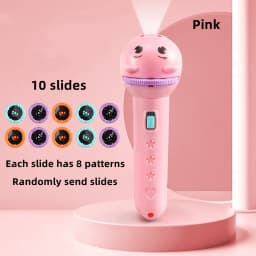 5/10 Cards Of Different Themes Flashlight Early Education Cartoon Fun Stall Gift Toy Children Luminous Projection Flashlight