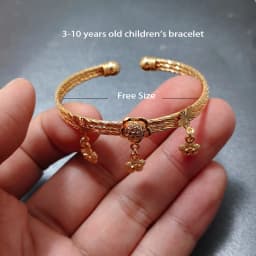 20 Styles Dubai Gold Color Baby Bangles For Kids Baby Promotion Sale Child Birthday Gifts Children'S Bracelets