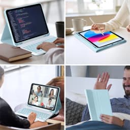 With Pencil Holder For Redmi Pad 2 9.7 Case with Keyboard Detachable Wireless Keyboard Tablet Cover Redmi Pad 2 SE 9.7 Funda