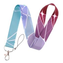 LB3010 Pink Love Neck Strap Lanyard for Key ID Card Cell Phone Straps USB Badge Holder DIY Neck Strap Hang Rope Rainbow Keychain