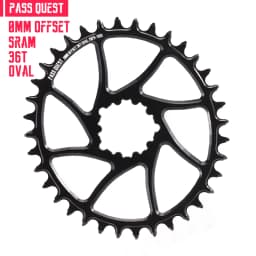 Round Oval 0mm Offset For SRAM Gx XX1 Eagle GXP PASS QUEST Crankset Round MTB Narrow Wide Chainring 28T 30T 32T 34T 36T 38T