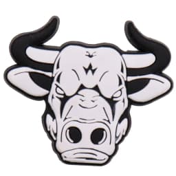 1Pcs Horse Black White Animals Lion Tiger Wolf PVC Shoes Decorations Buckle Charms Fit Cool Kids Party Gift