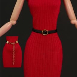 RUHERW 2026 Spring New High Quality Doll Belt Fashion Leather Waistband for 11.5-inch Female Doll 1/6 Doll Accessories