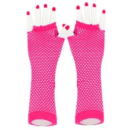 1pair Womens Long Fishnet Net Gloves Fingerless Mesh Gloves Punk Rock Fancy Night Club Party Arm Warmer Gloves Sexy Gloves