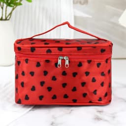 Dot Makeup Bag Travel Portable Large Capacity Toiletry Organizer Storage Box Carry On Waterproof Handbag Cosmetic Bag Wash Bag