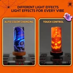Halloween DecorAITHEA Led Glass Light Usb Night Light Bulb Touch Dimming Usb Night Light For Car Interior Bedroom Home Decor
