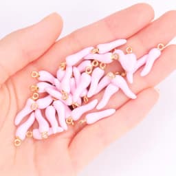 10Pcs 3D Pepper Enamel Alloy Pendant Cute Mini Red Chili Food Charm for Women's Bracelet Earrings DIY Jewelry Making Accessory