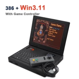 SZBOX BOOK386 Retro Computer 386 Compatible DOS PC Windows 95 3.11 Vintage PC DOS Games Classic Games Retro Gaming Mini Computer
