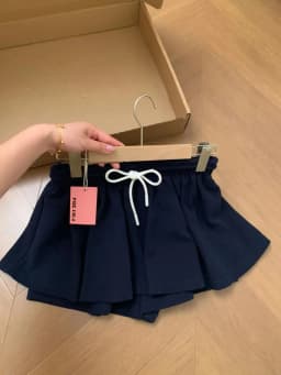 Unique Design High Waist A-Line Skirt Women's Thin Fashionable Puffy Skirt Sporty Feel Short Skirt Breathable Polyester