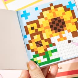 2Style 24pcs/bag Pixel Story Bead Scenery Sticker Book Handbook Material Stickers DIY Photo Frame Scrapbook Notebook Cup Laptop