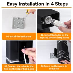CHUANGYANG Replace E27 Bulb Led Wall Light Outdoor IP65 Waterproof Porch Light Indoor Wall Lamp Decoration For Hallway Bedroom