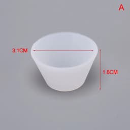 5Pcs Silicone Distribution Cup Resin Glue Tools Glue Distribution Cup Crystal Scale Jewelry Tools Resin Molds For Jewelry