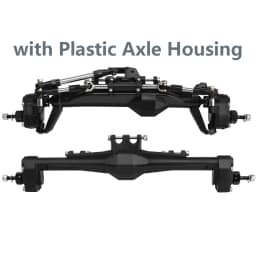 H10 Portal or Straight Axle Plastic +Brass or Aluminum Alloy Front Rear Complete Axles for Vanquish 1/10 RC Crawler Car Upgrade