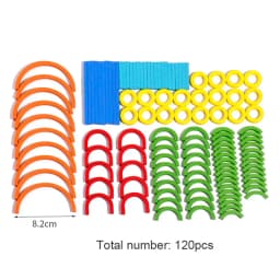 Wooden Creative Sticks And Rings Puzzle Intelligence Game Montessori Early Childhood Educational Toys For Children 3 Year Old