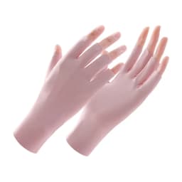 New 1pc Thin Sunscreen Gloves Fashion Slip Resistant Anti-UV Mittens Solid Color Elastic Sun Protection Gloves Outdoor