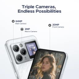DOOGEE M30 Pro Smartphone Android 16 64GB+256GB IP68 Rear Display 6.88” 120Hz Display 8000mAh Battery 64MP Camera Cell Phone