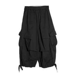 imakokoni High Waisted Cargo Work Pants Drawstring Loose Cropped Pants Women's Pants Casual Female Clothing for Women