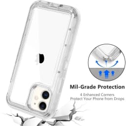 3 IN1 For iPhone 17e 16e 15 14 16PLUS 11 12 13 18 17 Pro MAX MINI Air Heavy Duty Hybrid Rugged Shockproof Armor Hard Phone Cover
