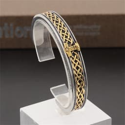 Punk Vikings Thor's Hammer Cuff Bangle Men Stainless Steel Norse Runes Celtic Knot Valknut Amulet Bracelet Scandinavian Jewelry