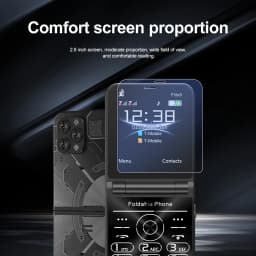 SERVO Flilo9 Folding Mobile Phone Dual SIM Standby Call Recording Speed Dial FM Radio Torch 3G WCDMA Foldable Button Cellphones