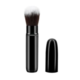 1pc Retractable Brush Makeup Brush Powder Blusher Powder Brush Mini Multi-function Portable With Aluminum Handle
