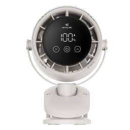 Rechargeable Portable Clip on 360° Rotate Quiet Turbo Desk Fan for Stroller Bed Travel Camping Golf Gym