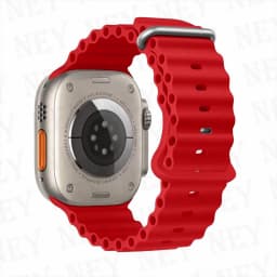 Ocean Band for Apple Watch Ultra 2 49mm 44mm 45mm 42mm 38/40/41mm silicone bracelet correa iwatch series 9 8 7 se 6 5 4 3 strap