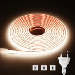 Waterproof COB Led Strip 220V With Adhesive Tape Flexible 5m 10m 20m 30m 50m 288LEDs/m Flexible Cob Led Ribbon For Home Garden
