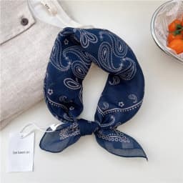 56cm Print Geometric Pattern Headscarf Scarf Square Scarves Kerchief Neckerchief Bandanas Neck Wraps Hair Ribbon Band Headband
